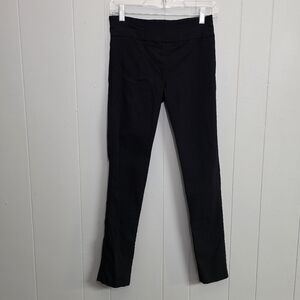 Elliotte Lauren Black Pull On Ankle Pants Size 2